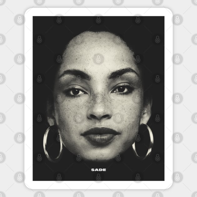 Sade Adu Sticker by gwpxstore